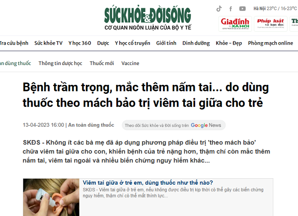 Bạn đã biết cách chữa viêm tai giữa chưa? – Đọc hết bài viết sau để biết câu trả lời!