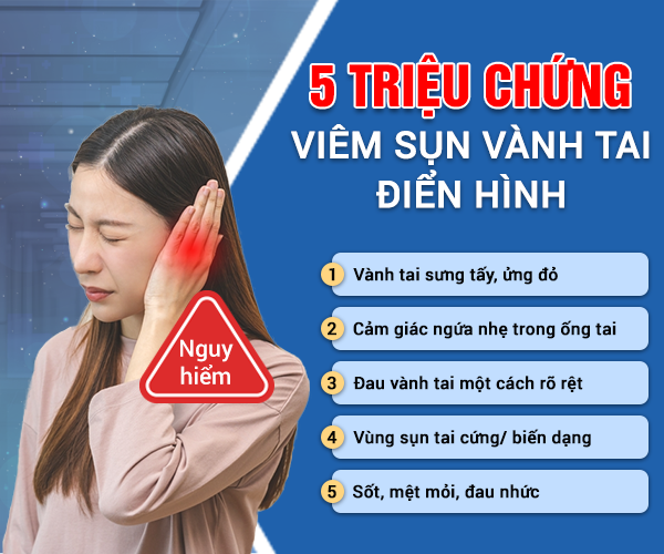 Viêm sụn tai tái phát nhiều lần và những điều quan trọng bạn cần biết!